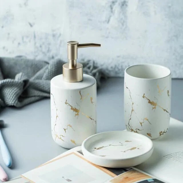 Marble Ceramic Bathroom Accessories