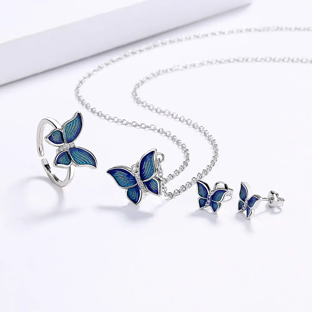 Butterfly Jewellery Set