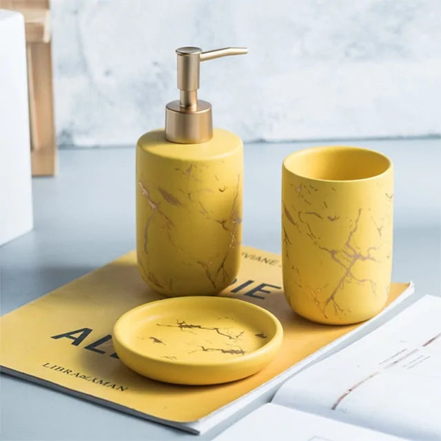 Marble Ceramic Bathroom Accessories