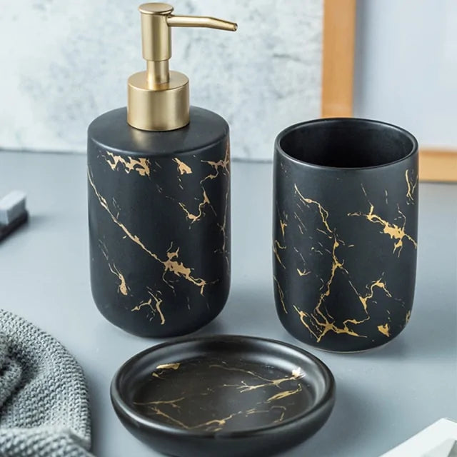 Marble Ceramic Bathroom Accessories