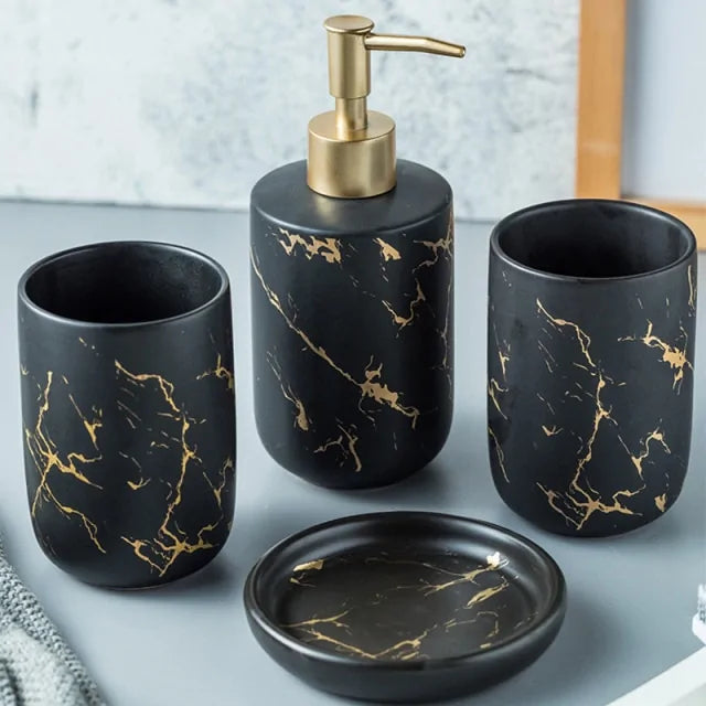 Marble Ceramic Bathroom Accessories