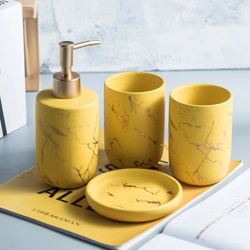 Marble Ceramic Bathroom Accessories